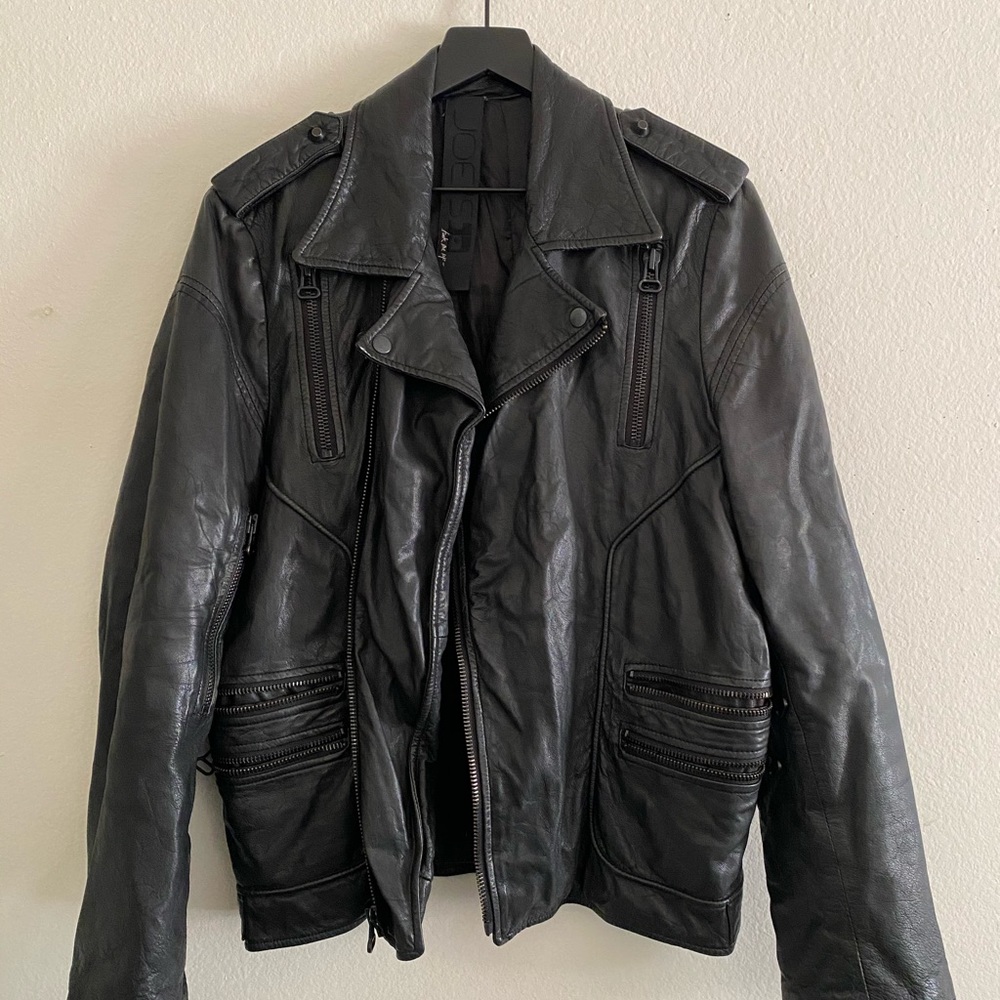 Joe’s Black Leather Jacket